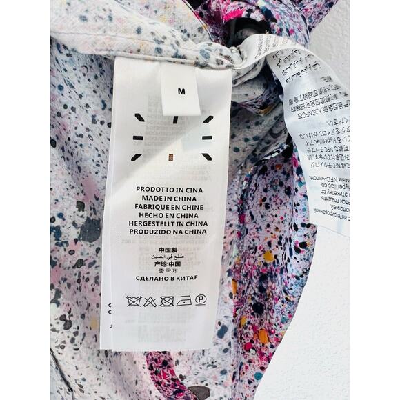 NWT MCQ Drawcord Mini Slip Dress Liliac Size medium Removable Sleeves $635 - Picture 14 of 16